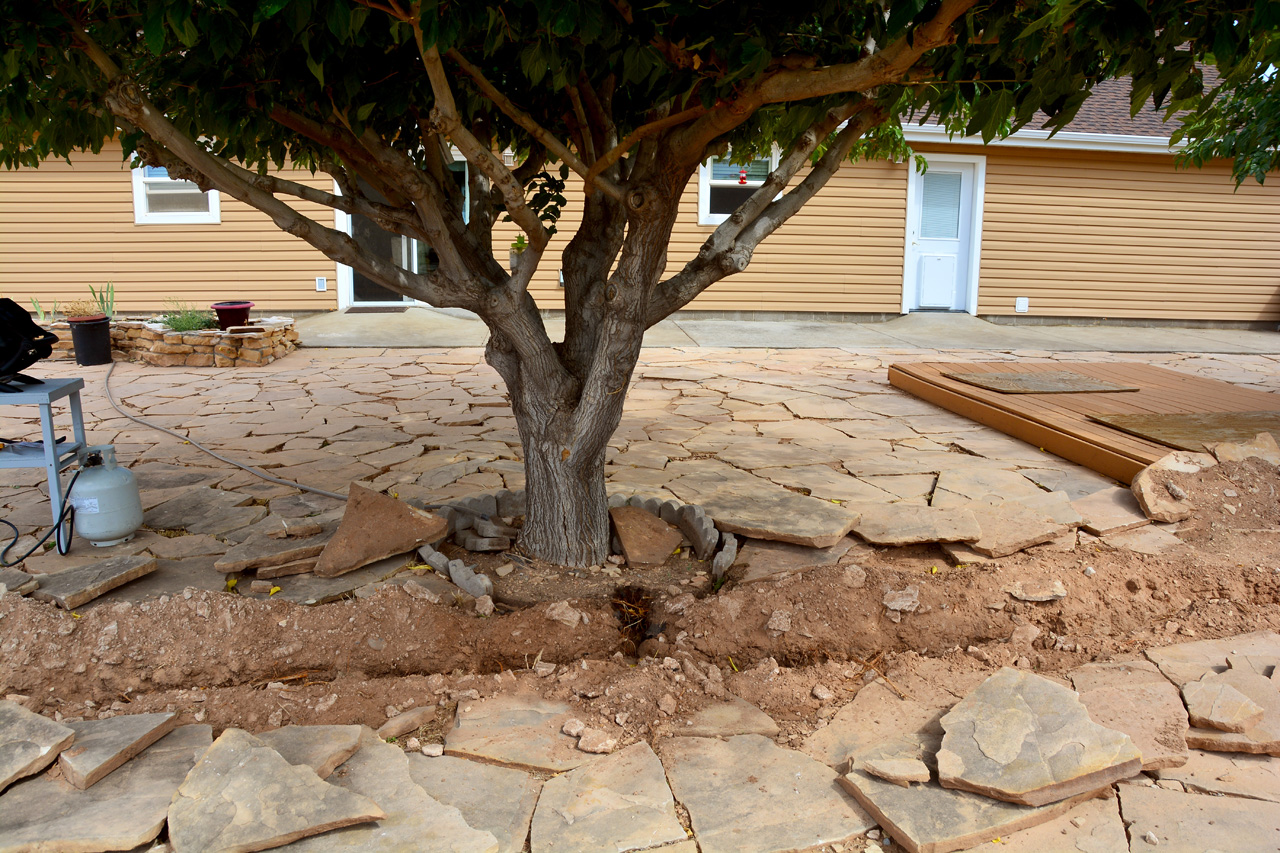 2019-09-02, 11, Irrigation System Rear Porch