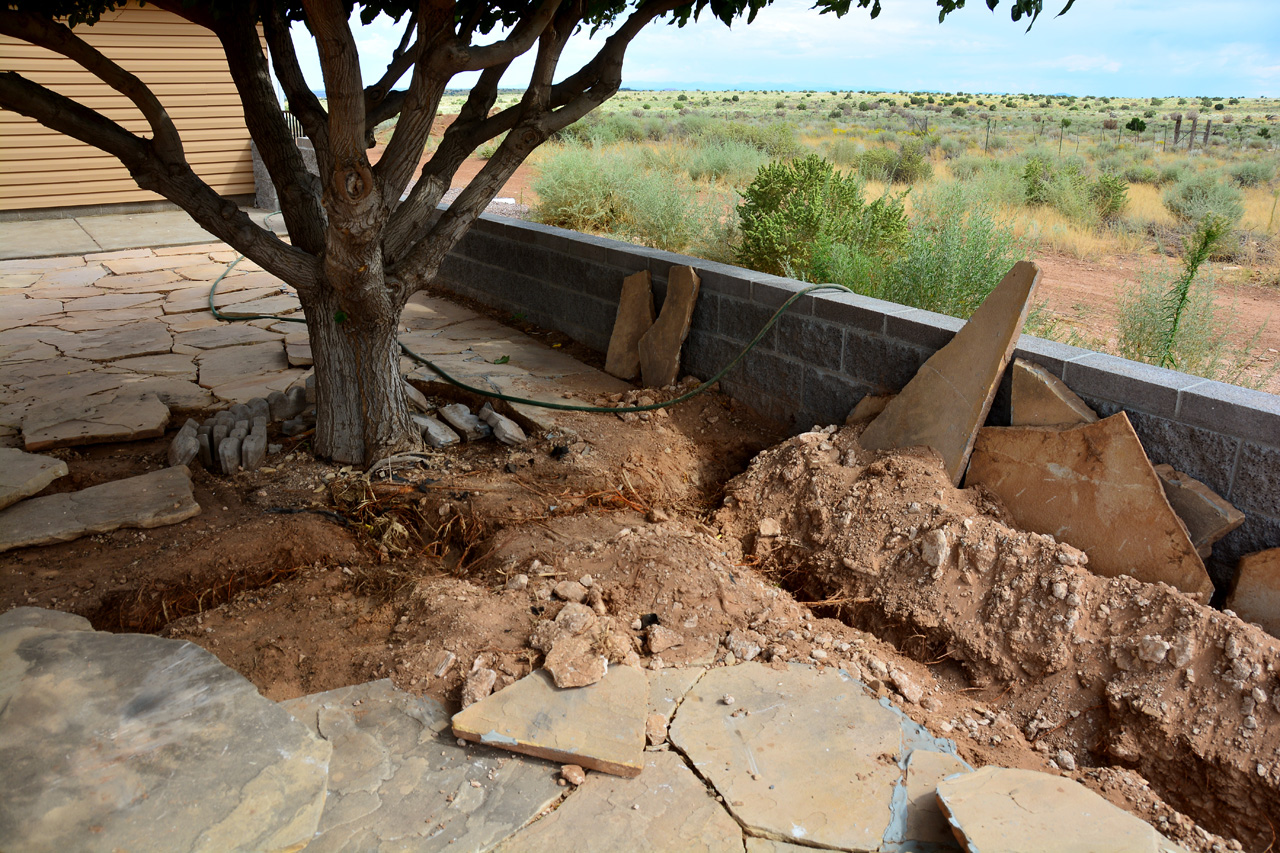 2019-09-02, 12, Irrigation System Rear Porch