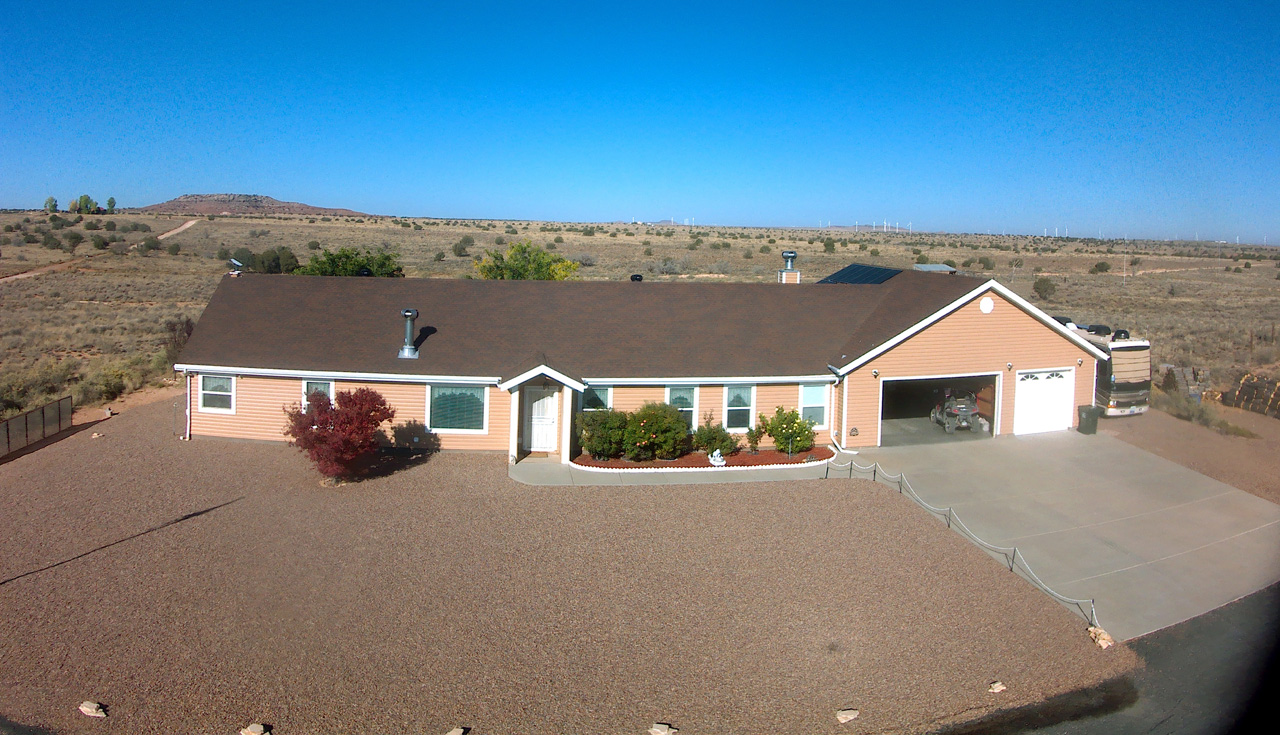 2023-10-18, 001, East view of the Snowflake House