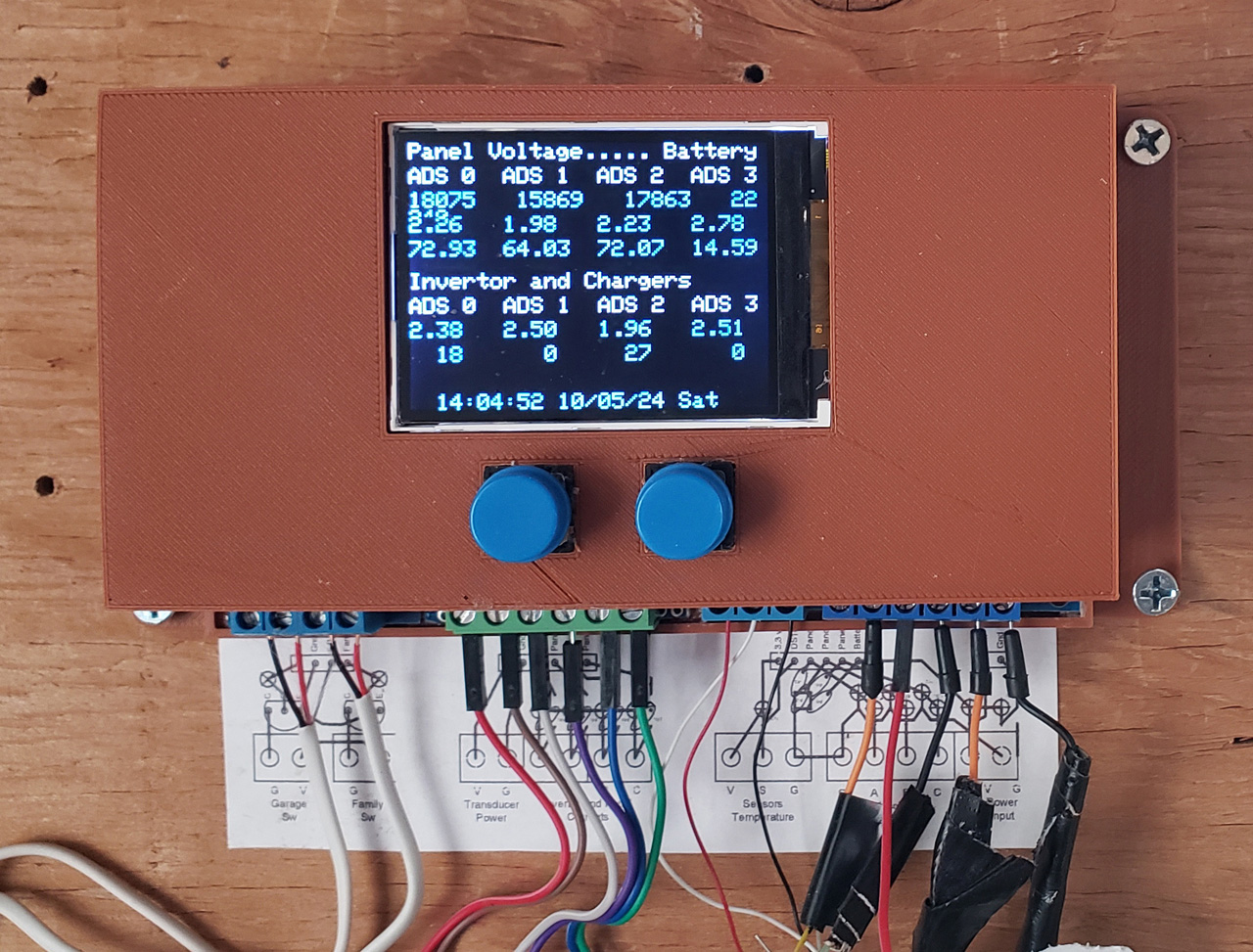 2024-10-05, 005, Solar Control, Panel Voltage Screen